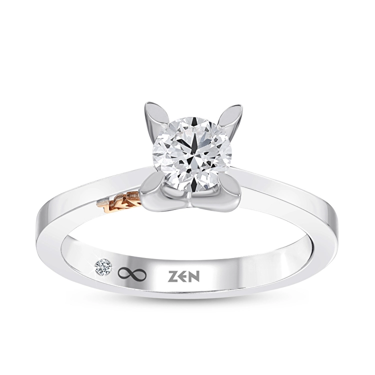 0,35 Karat Hera Tektaş Pırlanta Yüzük